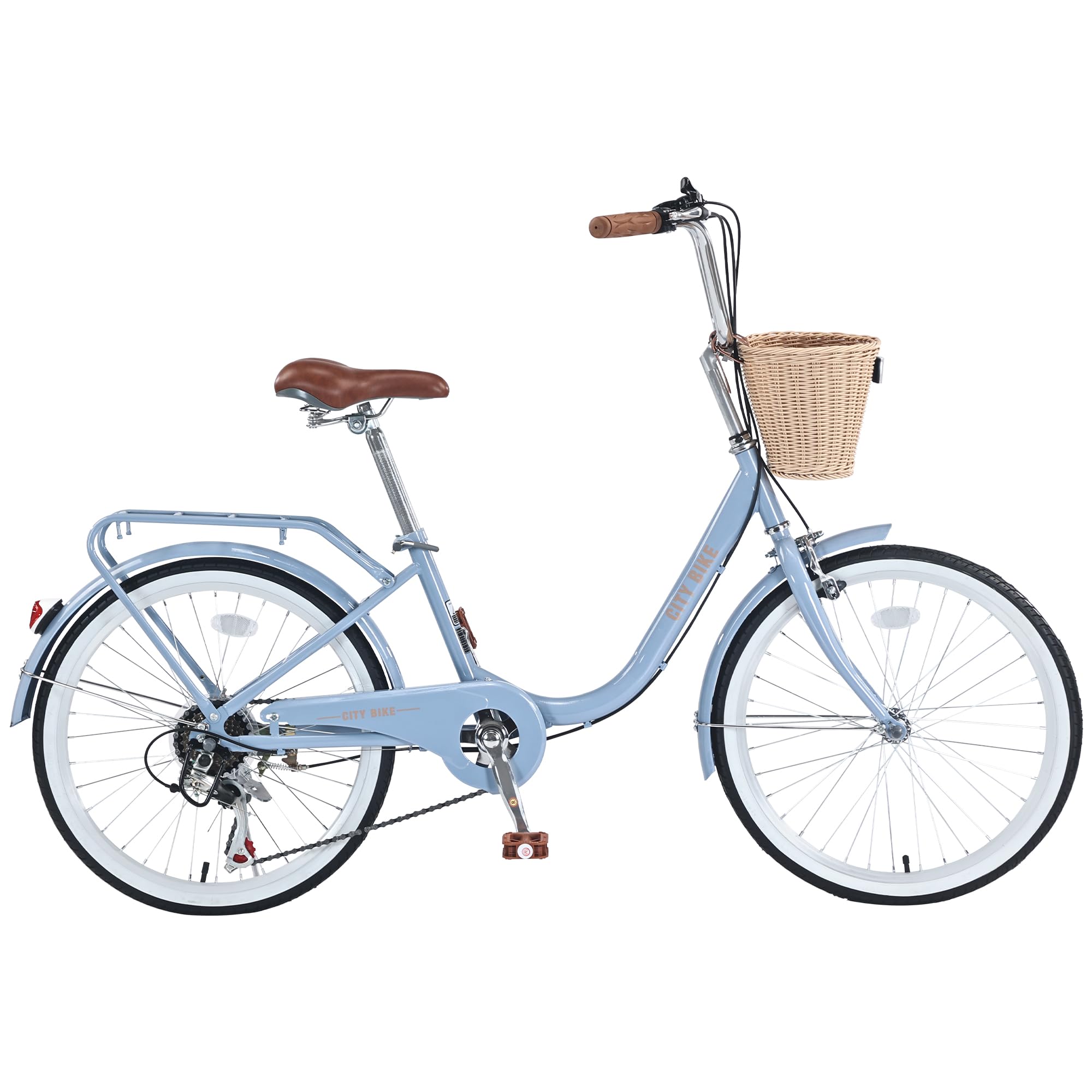 Amazon.com : ZUKKA Cruiser Bike for Women 22/26 Inch Ladies Bike 7